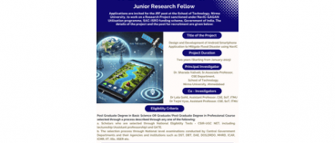 We Are Hiring | Junior Research Fellow (JRF)
