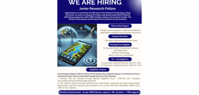 We Are Hiring | Junior Research Fellow (JRF)