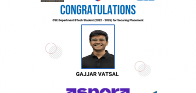 Congratulations Mr. Vatsal Gajjar for Securing Placement in Aspora
