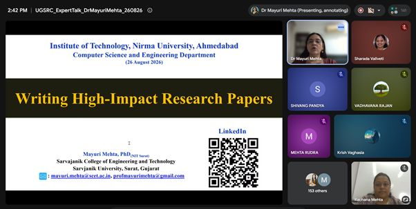 Session by Dr. Mayuri Mehta