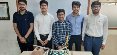 Team Nirma won the Chess Playing Robot category of ?ROBOFEST- GUJARAT? Competition