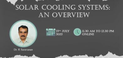 Expert Lecture on Solar cooling systems
