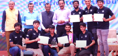 Team Nirma won laurels in IN-SPACe CanSat India Competition