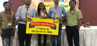 2nd Runner up at UltraTech Sparkling Star competition