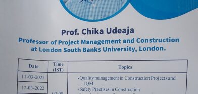 A Foreign Expert Lecture Series in Construction Project Management