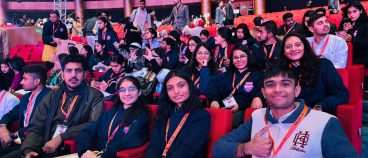 Manan Patel represented Gujarat at the Young Leaders Dialogue during the National Youth Festival 2025 in New Delhi