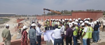 site visit for B.Tech Semester IV students as part of the Geotechnical Engineering and Construction Technology courses.
