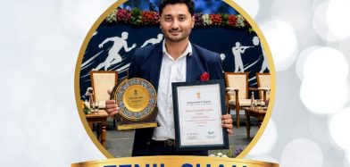 Proud moment for Civil Engineering Department- Mr. Fenil Shah honoured with Senior Eklavya Award