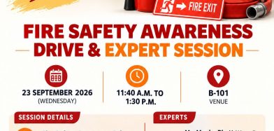 Fire Safety Awareness Drive for B.Tech. Semester VII Students