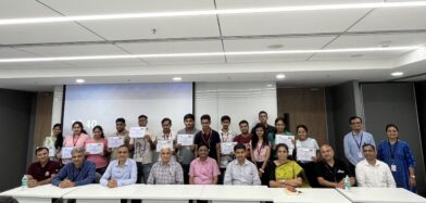 Hackathon jointly organized by EC Department, ITNU and eInfochips