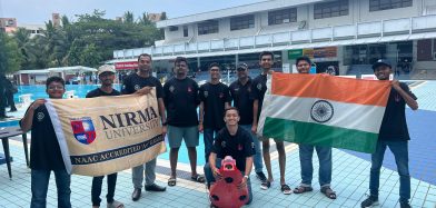 Team Nirma AUV Shines at 2024 Singapore Autonomous Underwater Vehicle Challenge