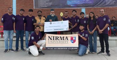 Team Nirma AUV Achieves Historic Hat-Trick Victory at AMUROVc 4.0