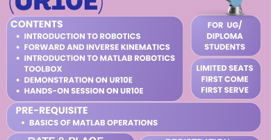 Two-Day Workshop on 6DOF Collaborative Robot (UR10e)