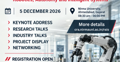 One Day National Seminar on Robotics, Autonomy and Intelligent Systems (RAIS 2026)