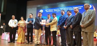 Dr Dipak Adhyaru awarded the ISTE-Best Engineering College Teacher Award