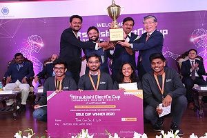 Team CON-SOL-E of IC department, Institute of Technology, Nirma University of won the GOLD CUP