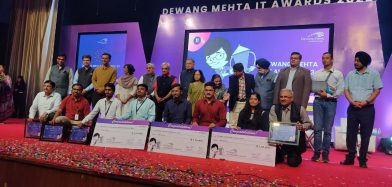 Our alumni Dipti Sharma won the Dewang Mehta IT Award 2023