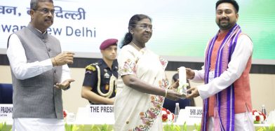 Urvish Soni, a 2012 alumnus of the EI (Electronics and Instrumentation) department, was one of the recipients of the National Teacher Award 2025