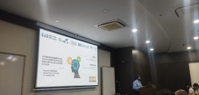 Dr. Aman Deep Singh presented paper on “Anthropomorphism and Social Robotics in Kazuo Ishiguro’s Klara and the Sun (2021)” at IEEE HTC 2023